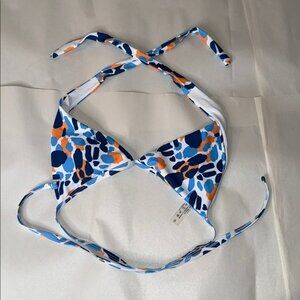 Colorful Halter Bikini Top